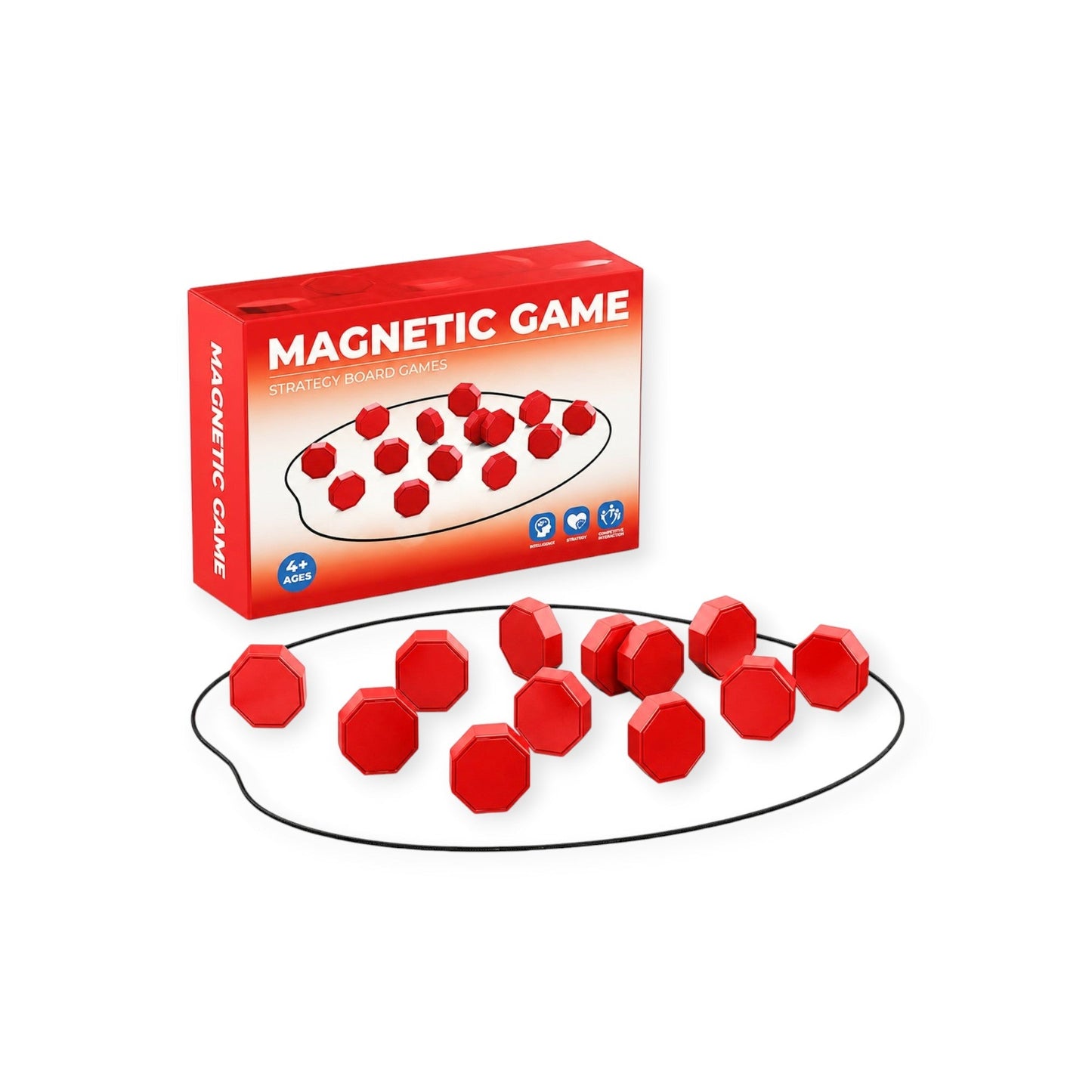 Kids & Family Magnetic Stone Game - Project Montessori
