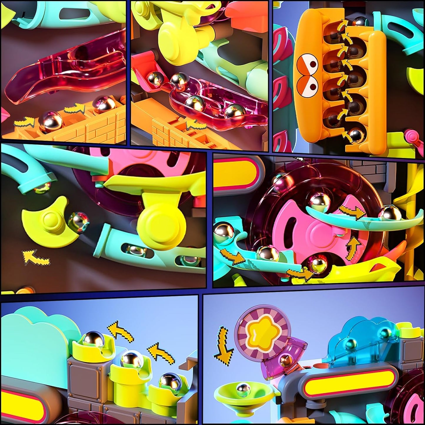3D Marble Run Obstacle Challenge Game - Project Montessori
