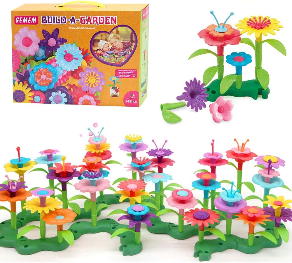 Flower Garden Building Set  (46 pieces)