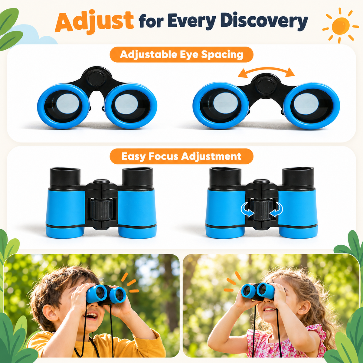 Montessori Little Explorer Binoculars