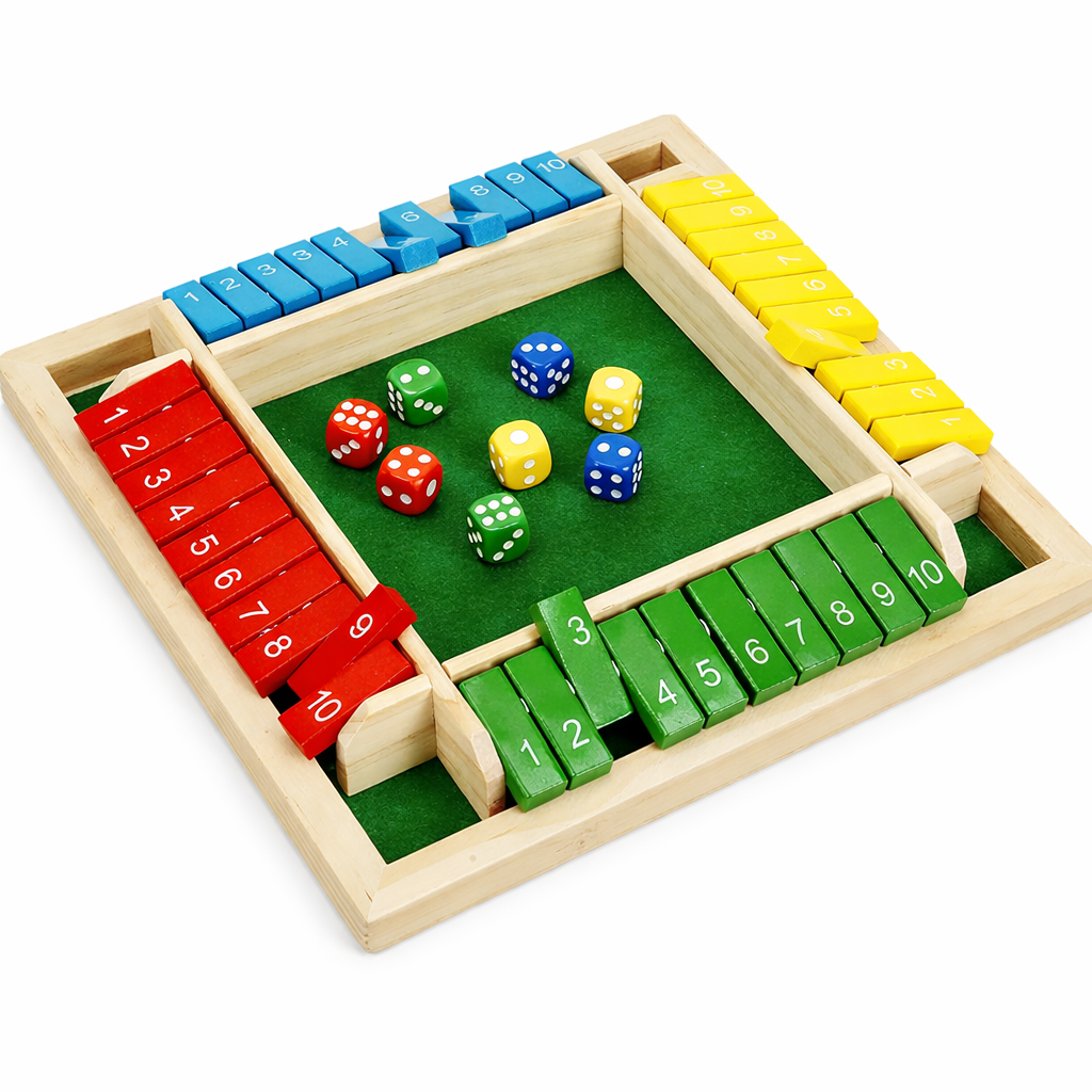 Montessori Shut The Box Dice Game