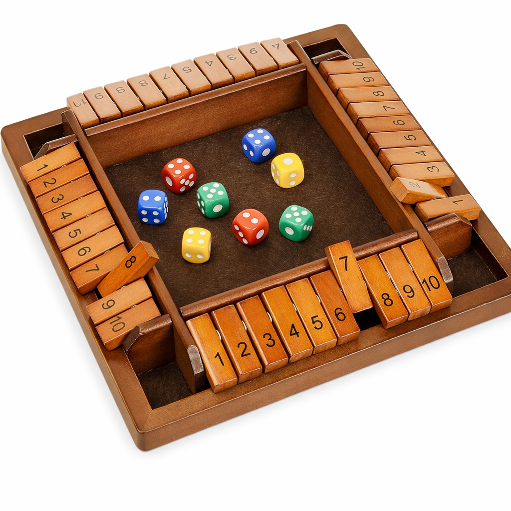 Montessori Shut The Box Dice Game