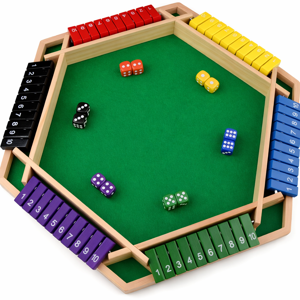 Montessori Shut The Box Dice Game