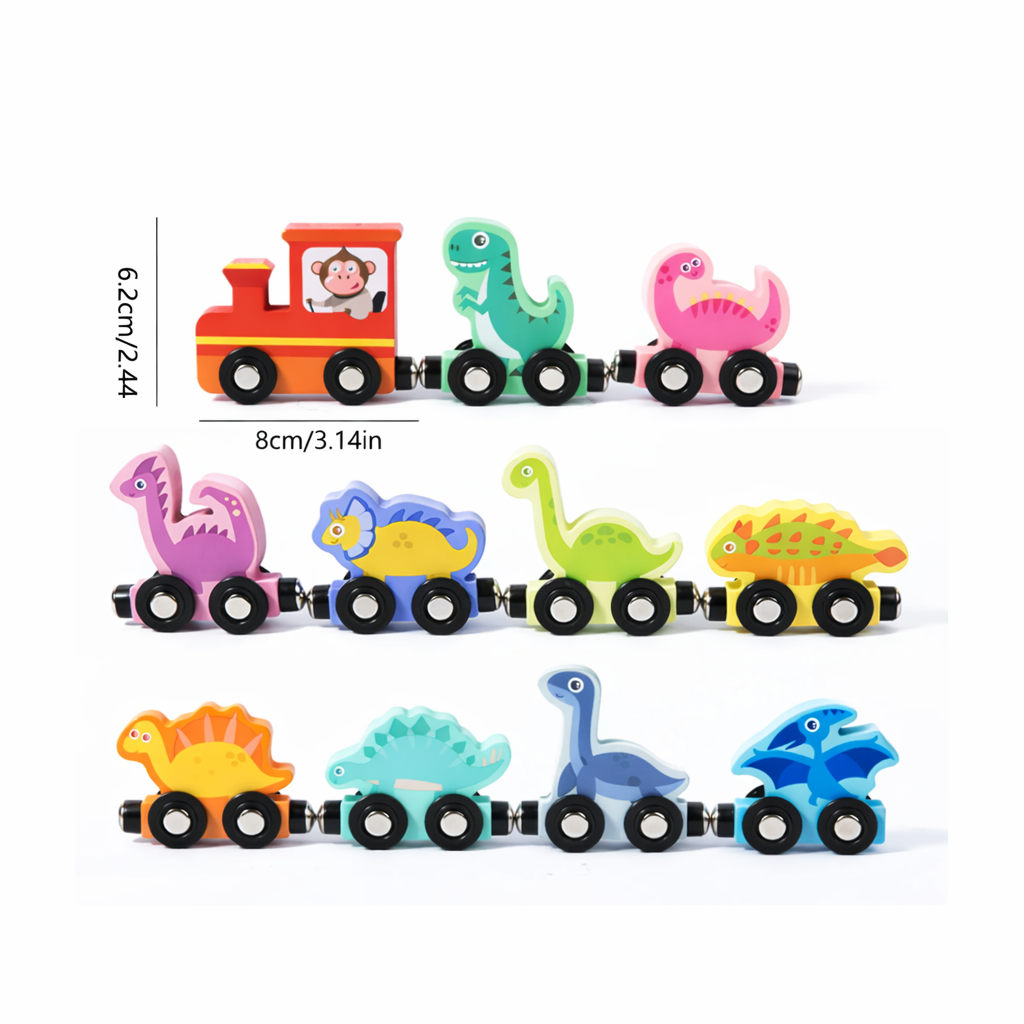 Montessori Wooden Dinosaur Train