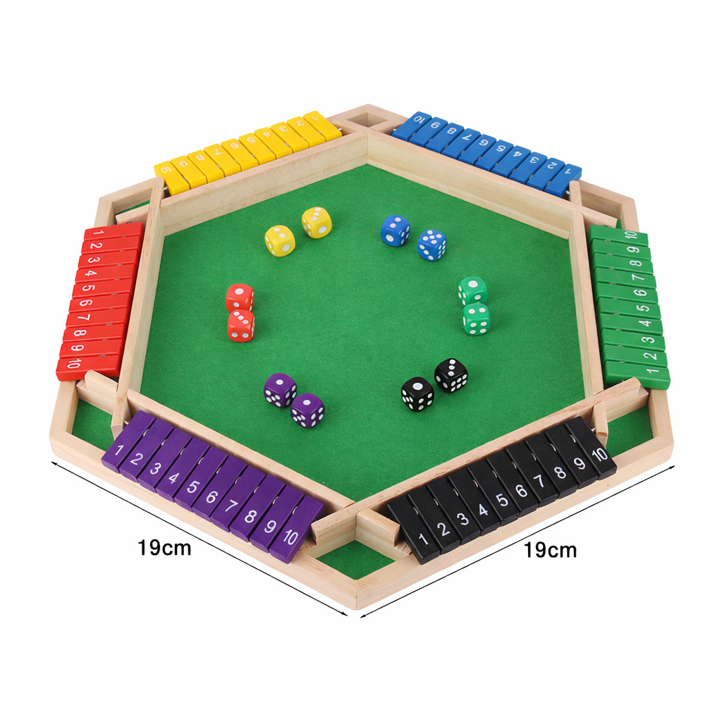 Montessori Shut The Box Dice Game