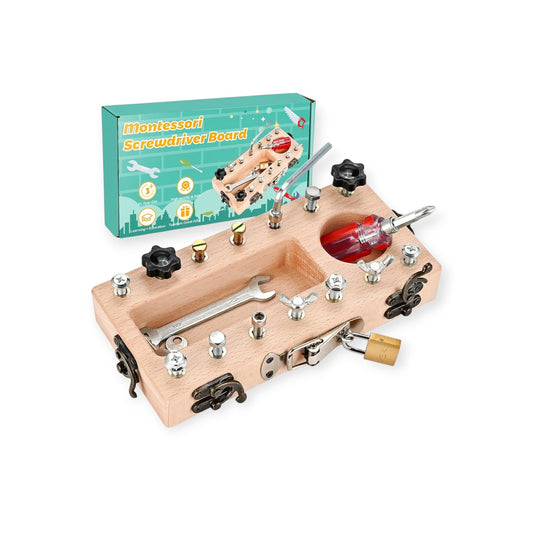 Montessori Screwdriver Tool Board