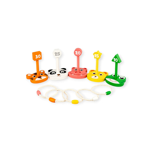 Montessori Outdoor Animal Ring Toss Kit