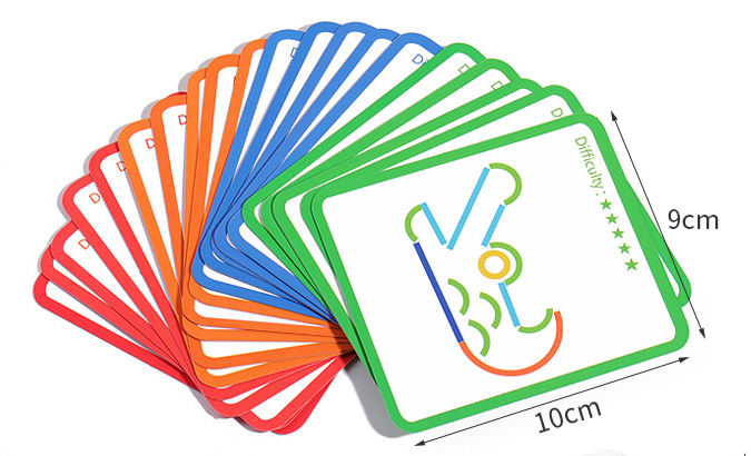 Montessori Masterpieces: Sticks & Rings Builder