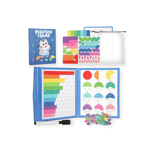 Magnetic Fraction Tiles & Circles Math Set - Project Montessori