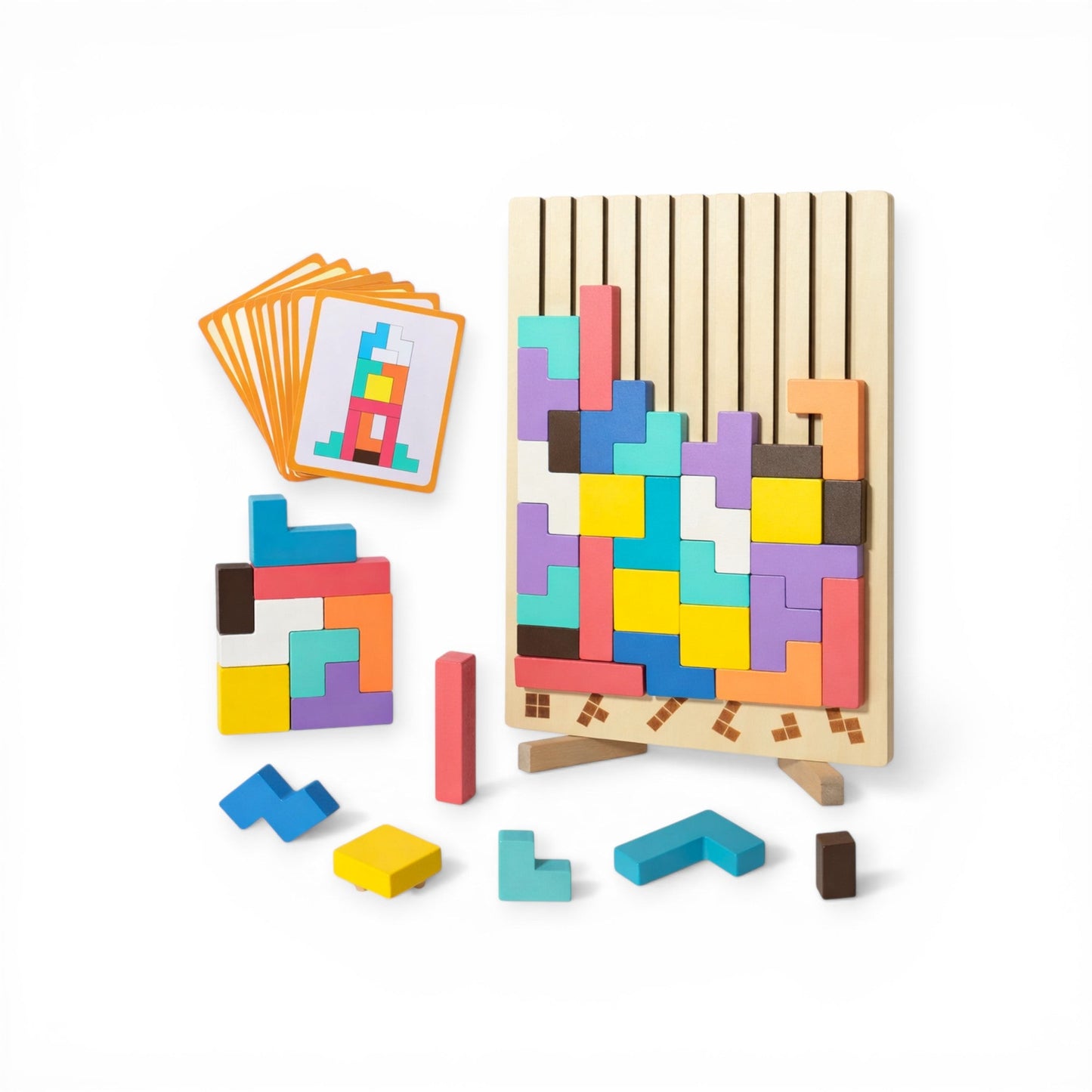 Montessori 3D Tangram Puzzle Blocks