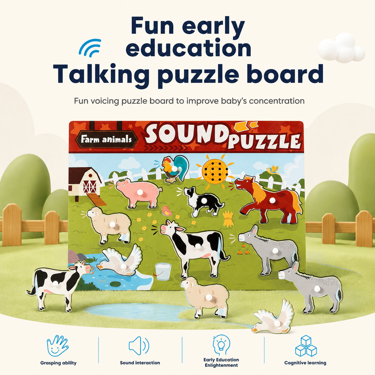 Montessori Kids Sound Puzzles - Project Montessori Puzzle