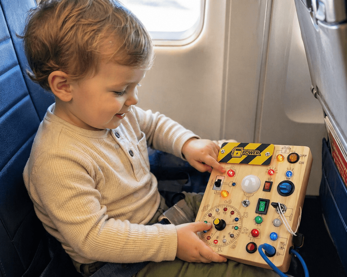 Montessori Switch & Light Activity Board - Project Montessori