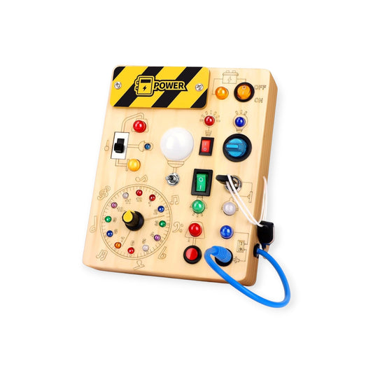 Montessori Switch & Light Activity Board - Project Montessori
