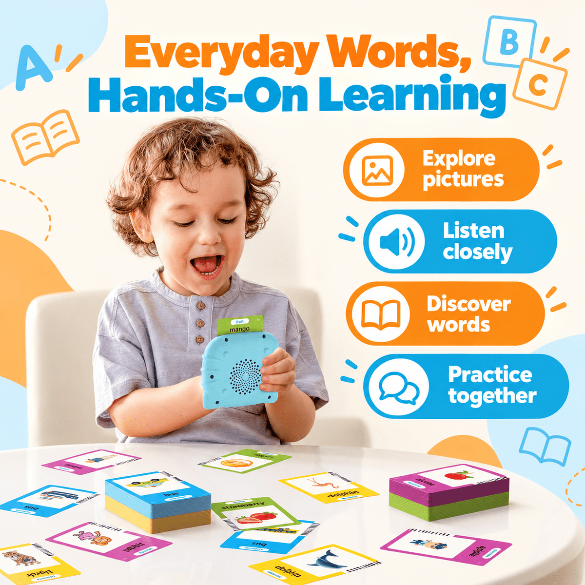 Montessori Talking Flash Cards - Project Montessori