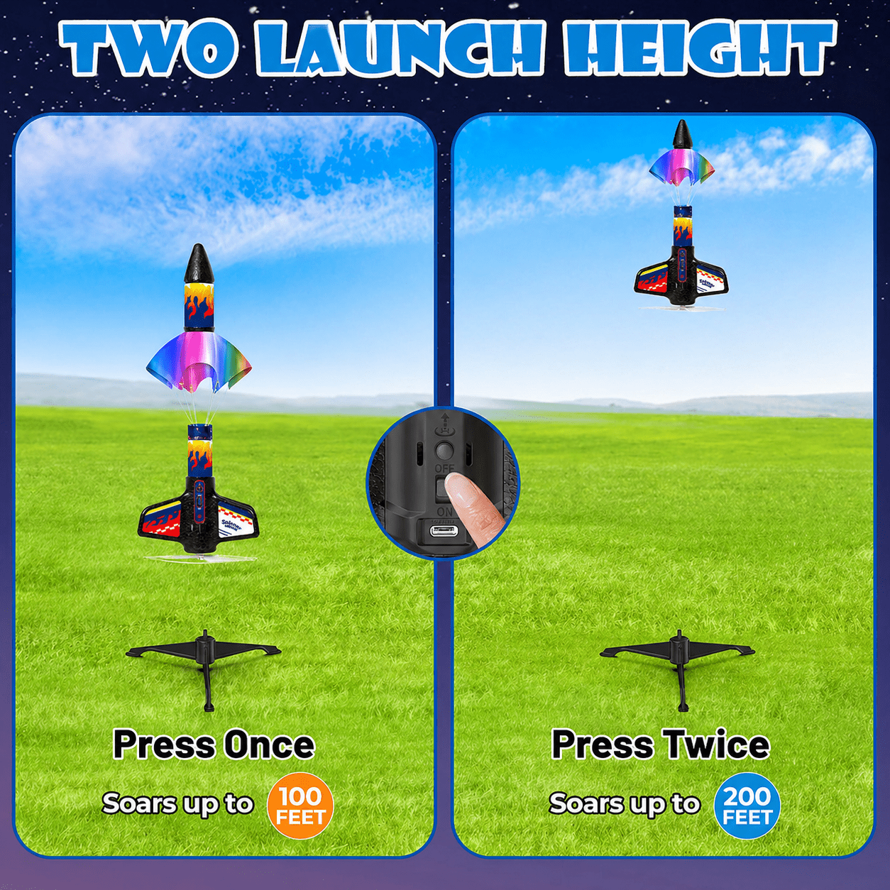 Outdoor Rocket Launcher Set for Kids - Project Montessori