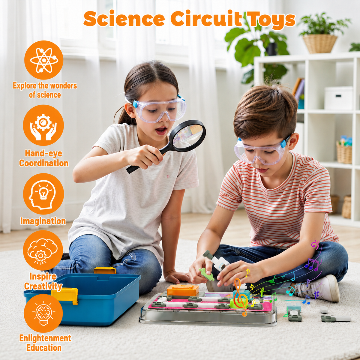 STEM Electronic Circuit Kit 480+ Projects - Project Montessori