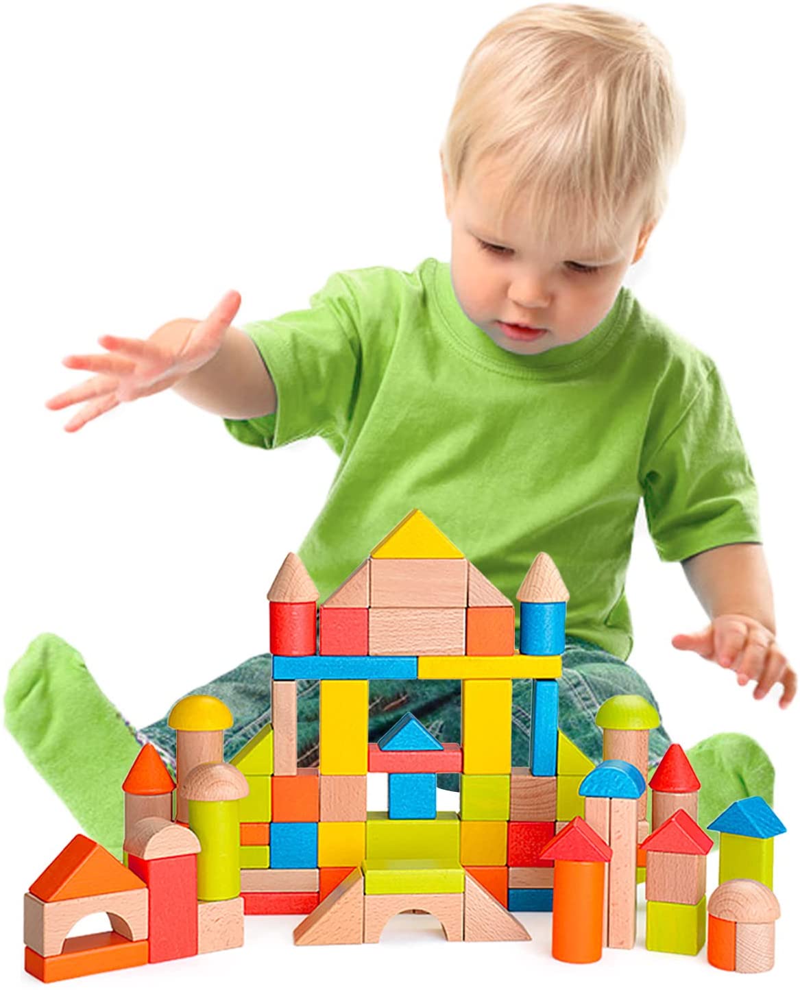 Montessori Wooden Building Blocks Set Project Montessori